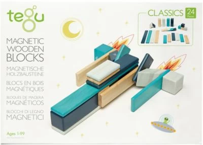 TEGU 5700509 Magnetisches Holzset Blau, 24 Teile 3 TEGU 5700509 Magnetisches Holzset Blau, 24 Teile